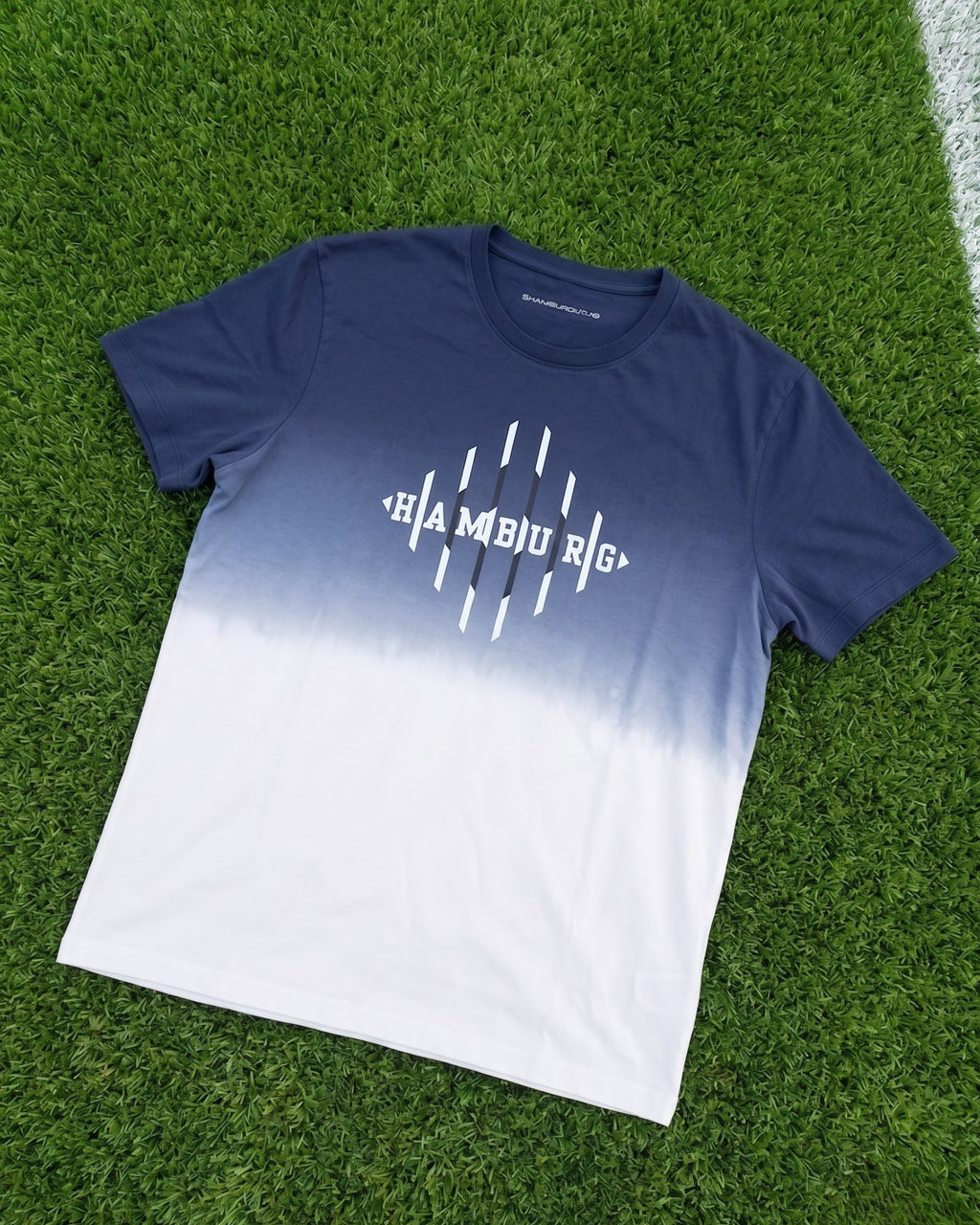 Hamburg Raute T-Shirt Dip Dye Navy