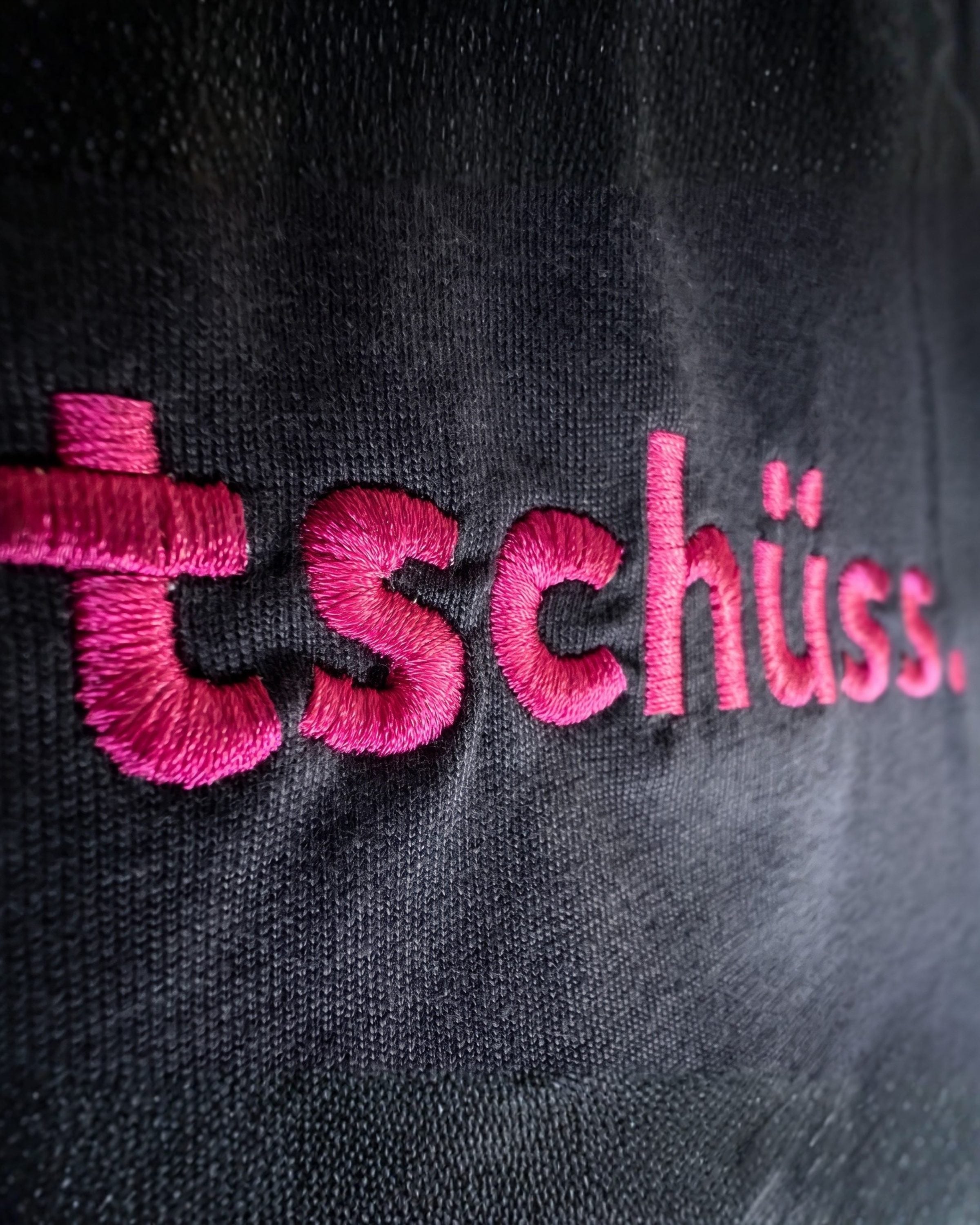 Moin-Tschüss Stick T-Shirt Volcano Grey