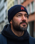 Hamburgster Strickmütze Navy
