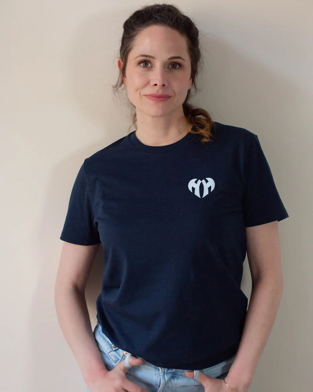 Hamburg Herz T-Shirt navy blue