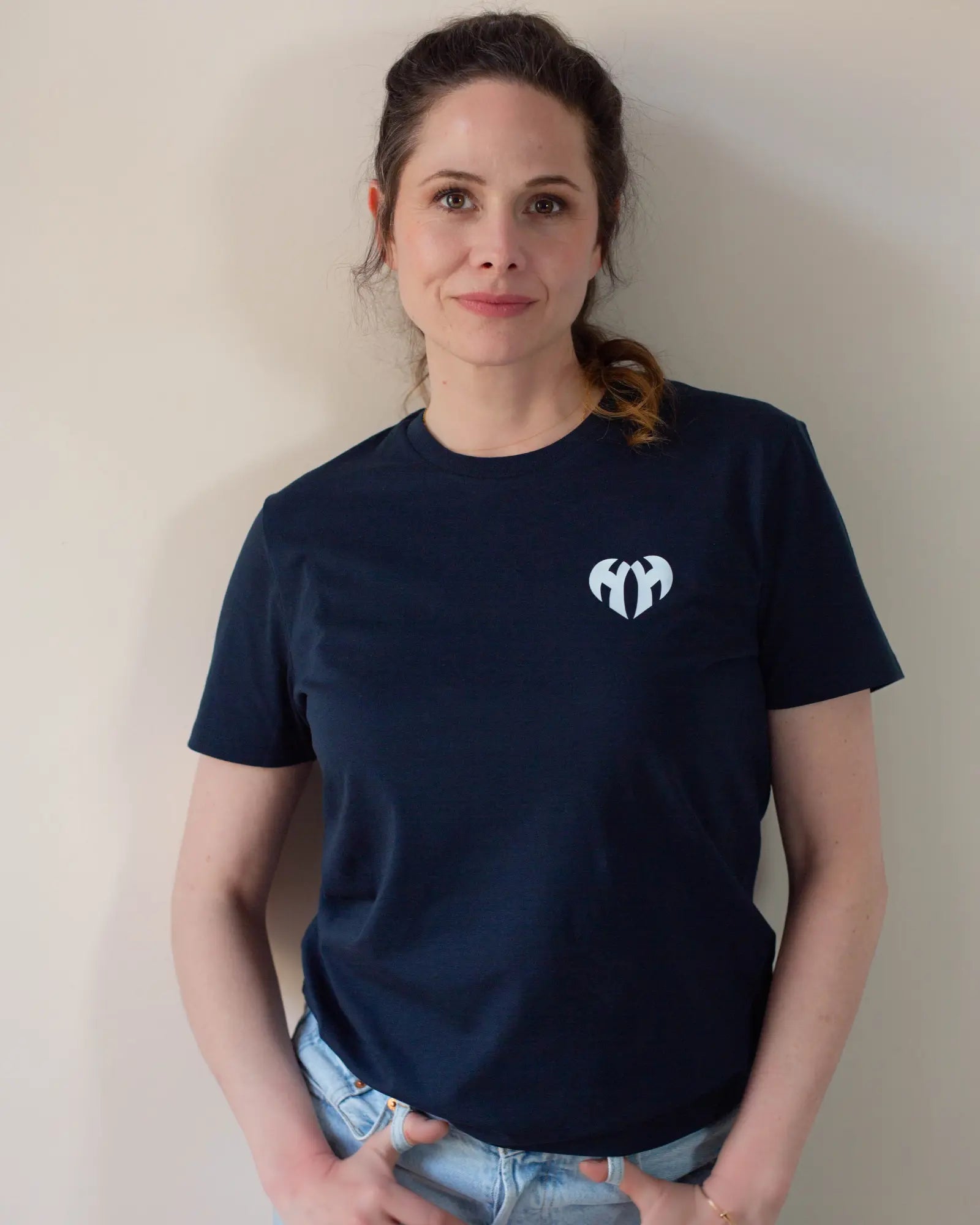 Hamburg Herz T-Shirt navy blue