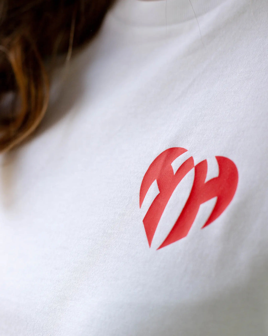 Hamburg Herz T-Shirt weiß