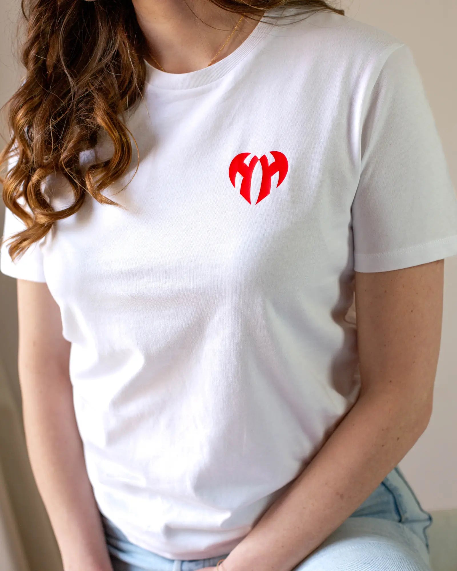 Hamburg Herz T-Shirt weiß