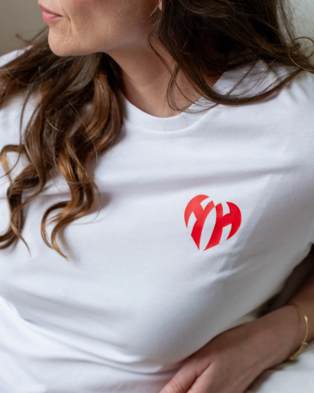 Hamburg Herz T-Shirt weiß