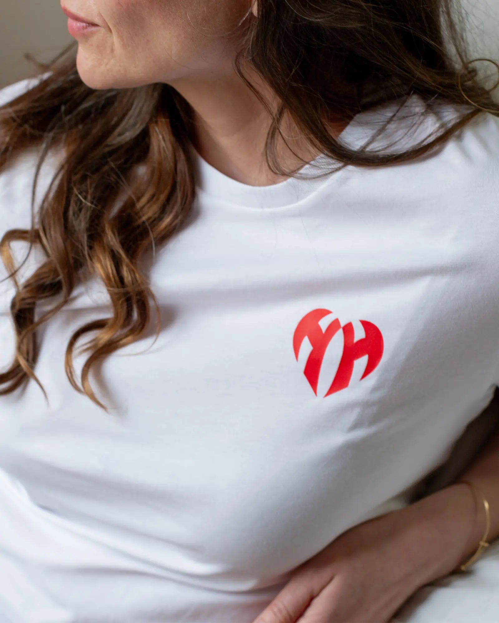 Hamburg Herz T-Shirt weiß