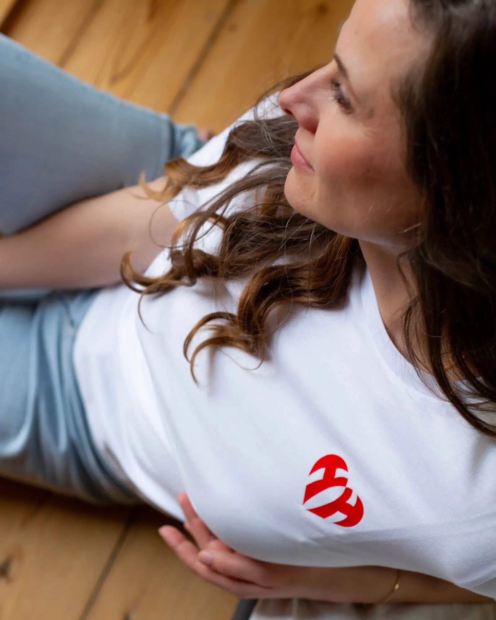 Hamburg Herz T-Shirt weiß