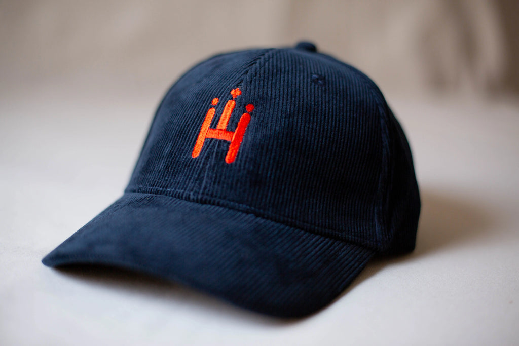 Hamburgster Cord Cap blau