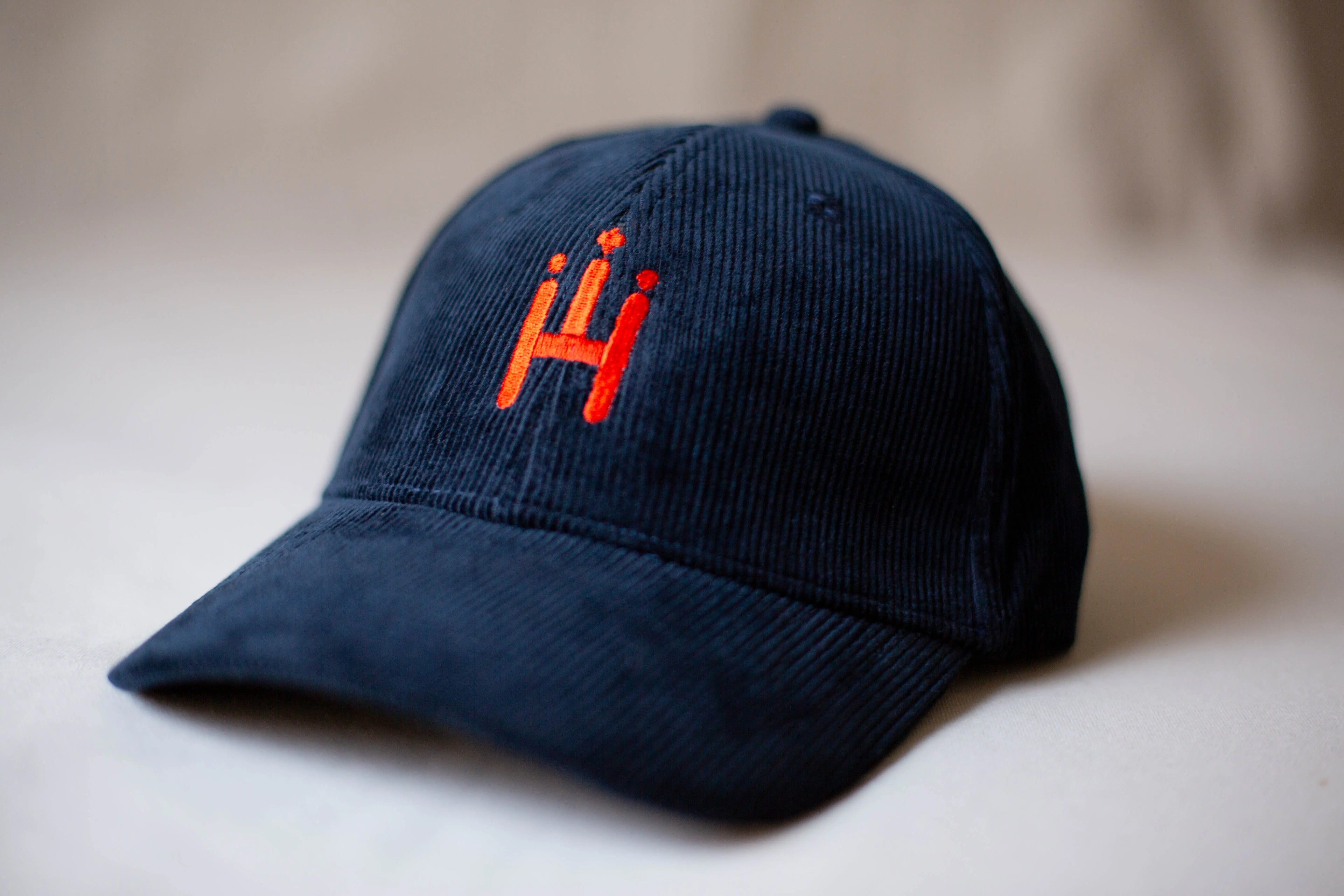 Hamburgster Cord Cap blau