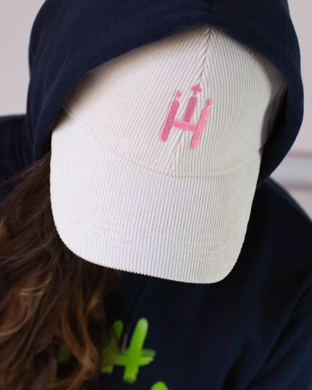 Hamburgster Cord Cap weiß
