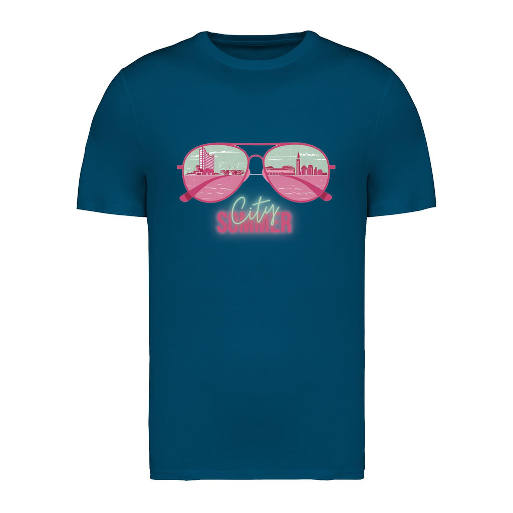 City Sommer Unisex T-Shirt auf Lager