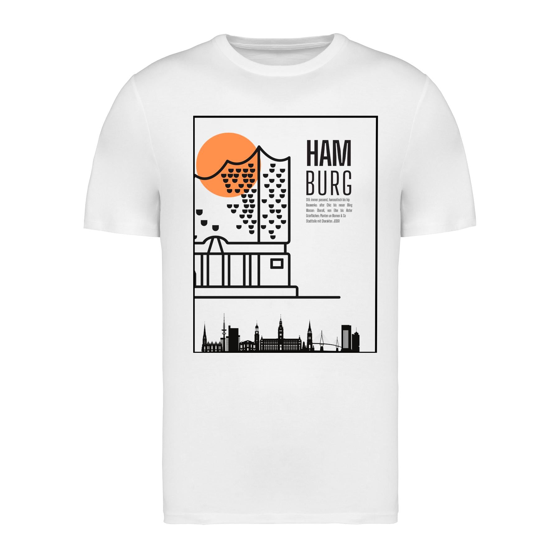 Hamburg Style Unisex T-Shirt auf Lager