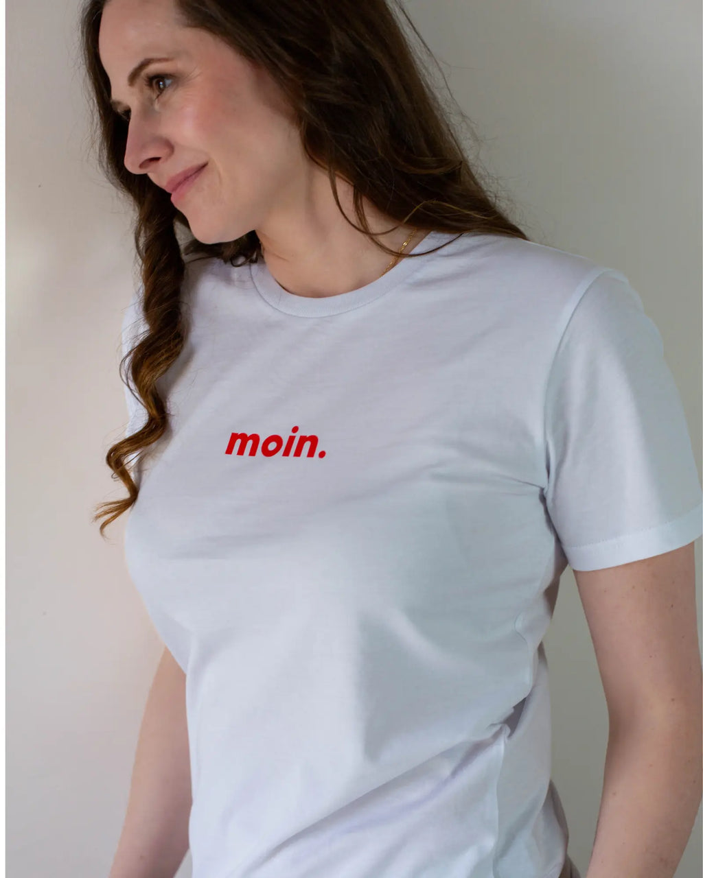 Moin-Tschüss T-Shirt weiß