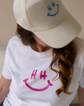 Smile T-Shirt weiß