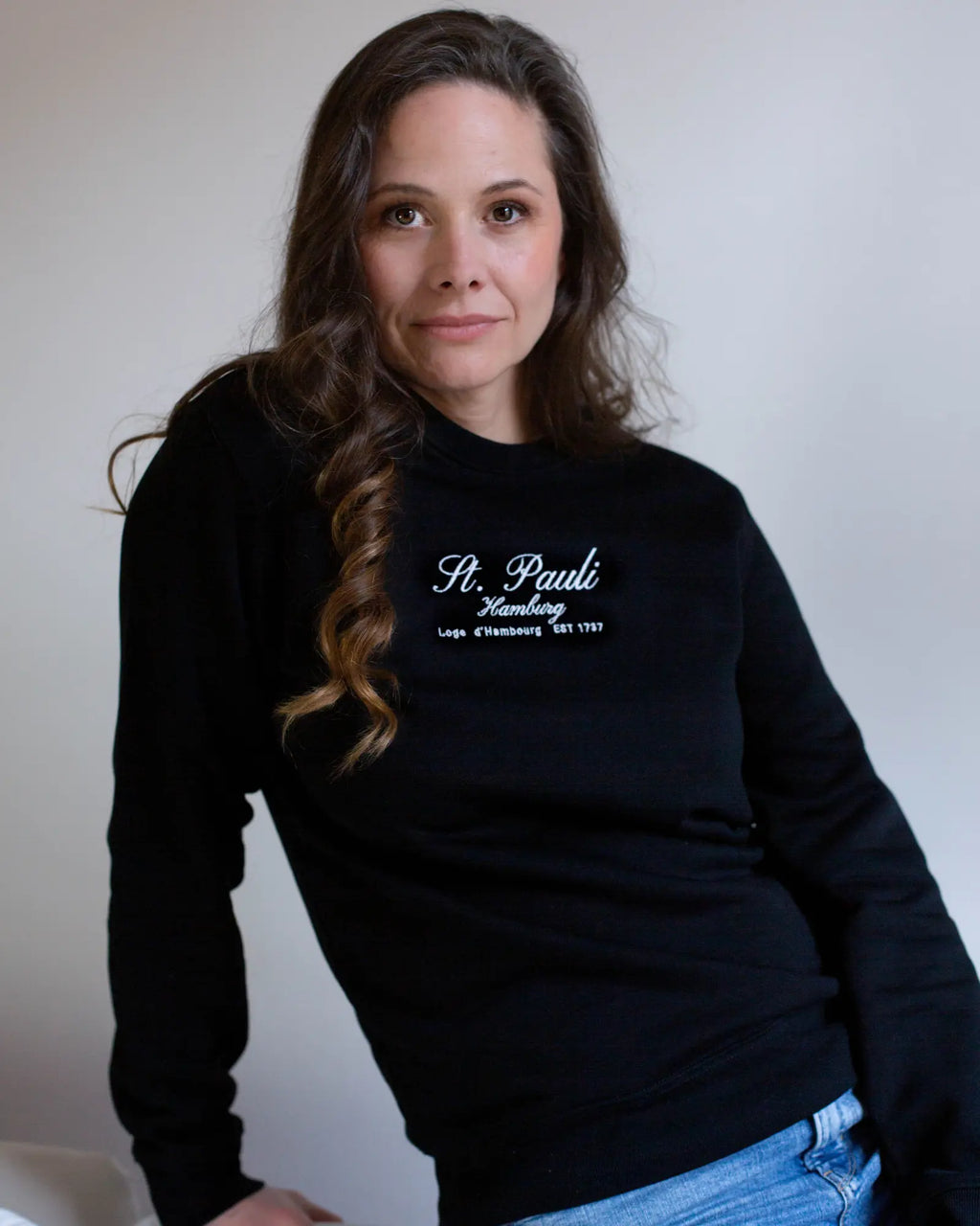 St. Pauli Sweater schwarz