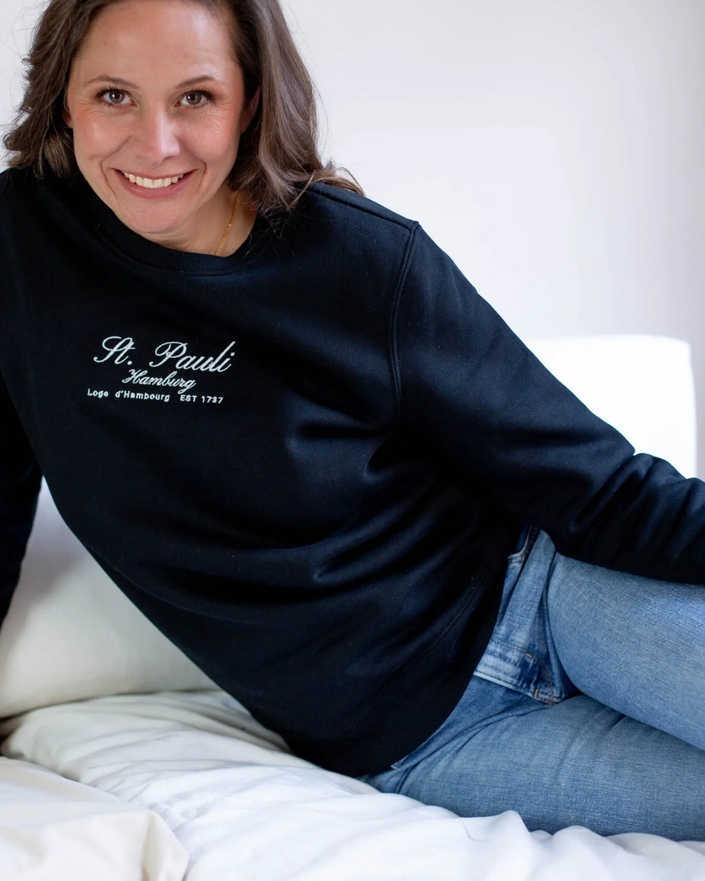 St. Pauli Sweater schwarz