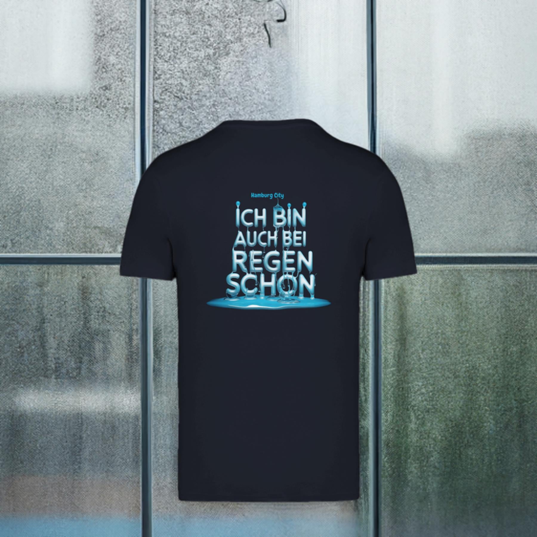 Bei Regen schön Hamburg Unisex T-Shirt auf Lager