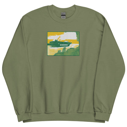 Evergreen Unisex-Pullover mit gesticktem Motiv