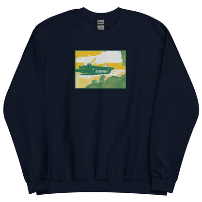 Evergreen Unisex-Pullover mit gesticktem Motiv