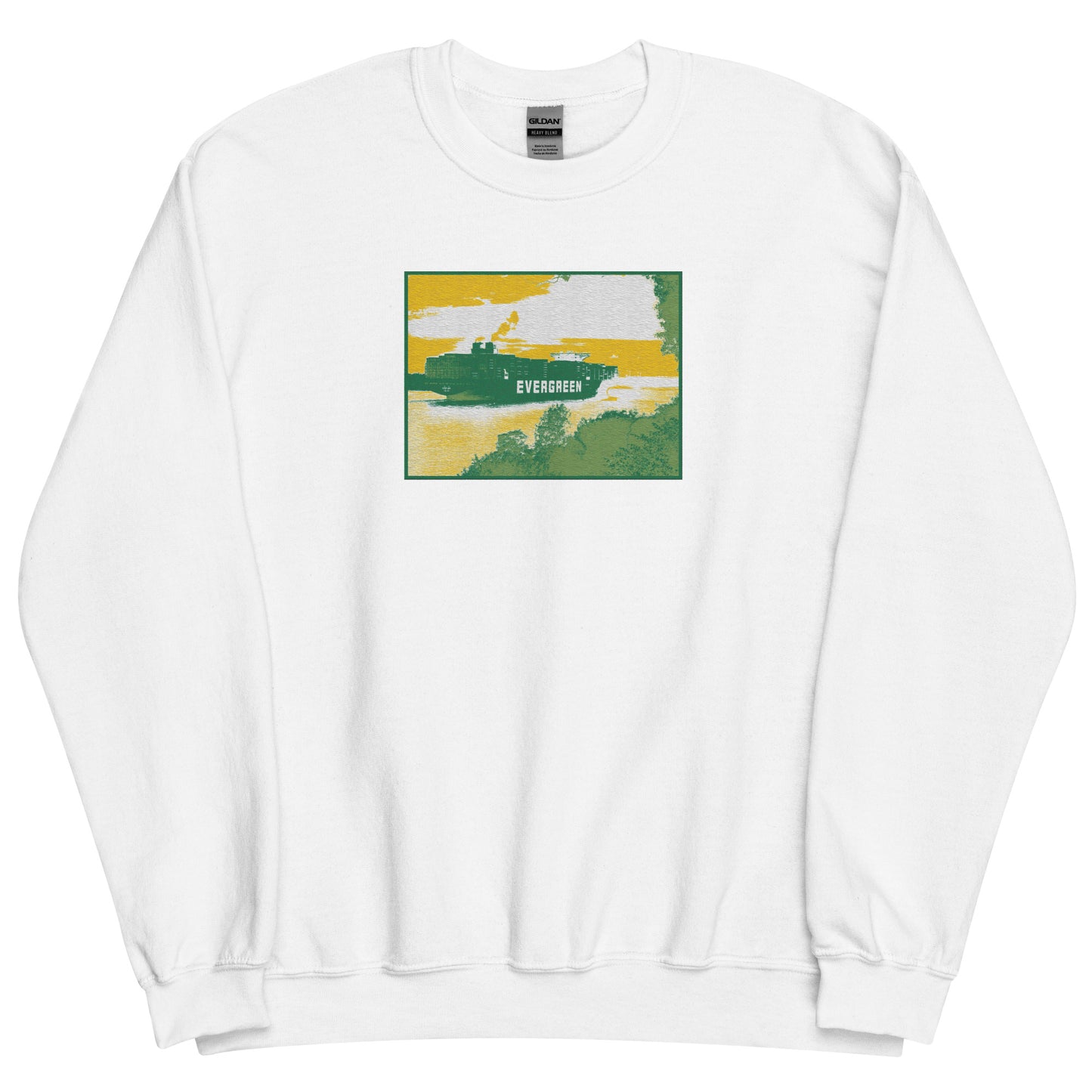 Evergreen Unisex-Pullover mit gesticktem Motiv