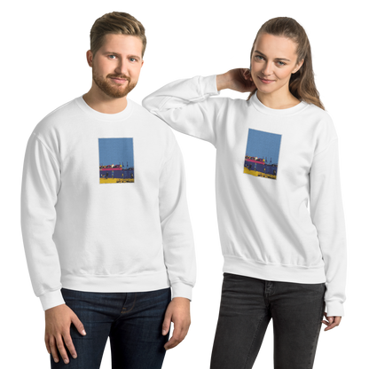 Elbstrandgucker Unisex-Pullover mit gesticktem Motiv