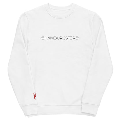 Hamburgster Signature Unisex Bio-Pullover mit gesticktem Schriftzug